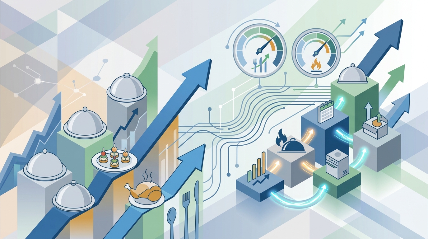 Illustration for Why this matters for your catering operation: Commercial Kitchen Equipment Market Valuation Hits $40.3B in 2026